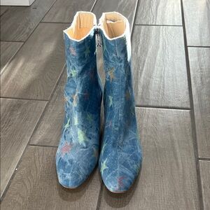 Cape Robbin Multicolor Star Ankle Boots